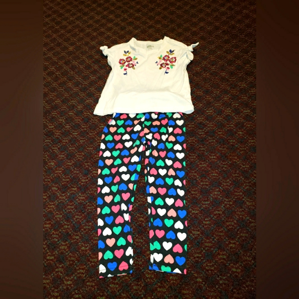 Girls size 4-4t two piece outfit